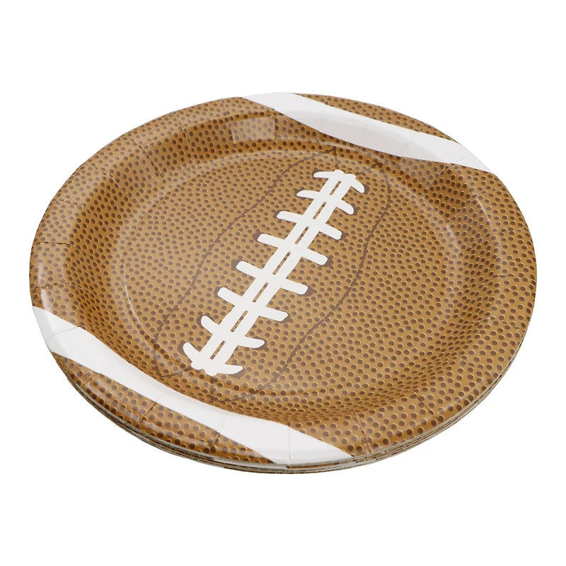 9" Football Paper Plates, 12ct. by Celebrate It™