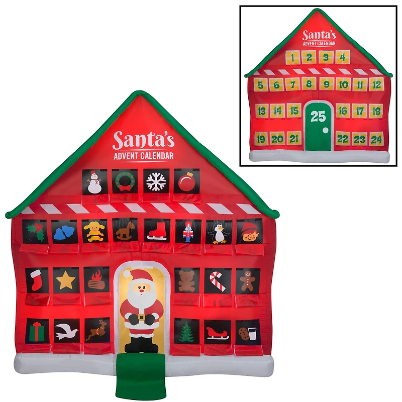 8ft. Airblown® Inflatable Christmas Advent Calendar