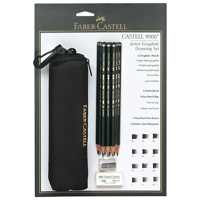 Faber-Castell® Castell 9000® Artist Graphite Drawing Set