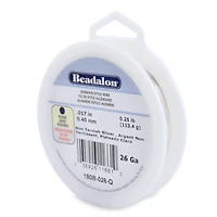 Beadalon® 26 Gauge Silver Round German Style Wire