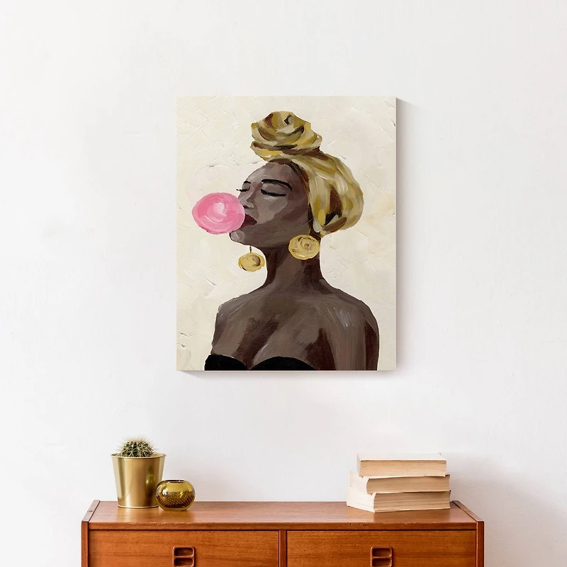 Bubble Gum Fashion 16" x 20" Canvas Wall Art