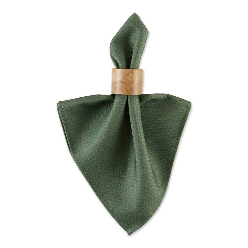 DII® Oversized Tonal Lattice Print Outdoor Linen Dinner Napkins