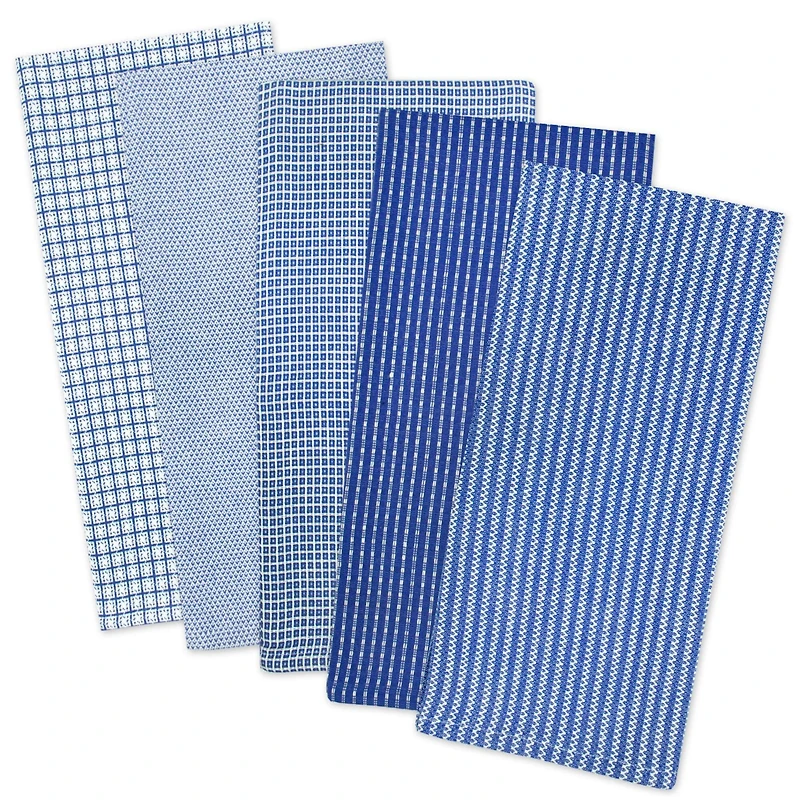 DII® Blue Dishtowel Set