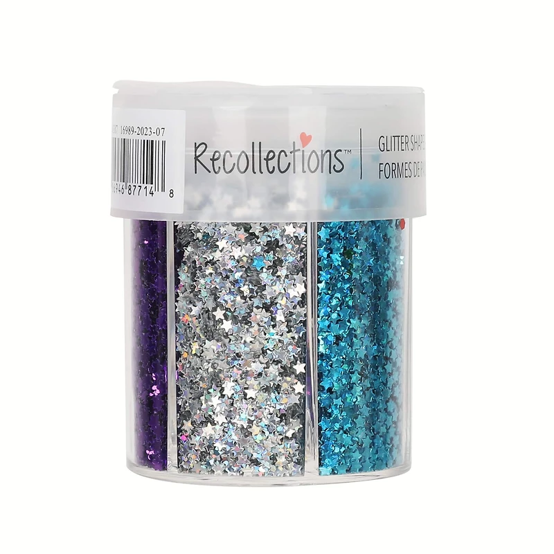 Signature™ Iridescent Shapes Glitter Caddy by Recollections™