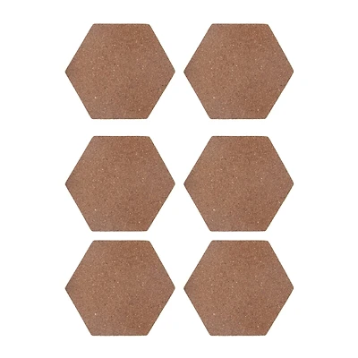 4" Hexagon Cork Coasters, 6ct. by Make Market®