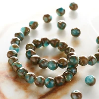 Light Blue Impression Jasper Round Beads by Bead Landing®, 4mm