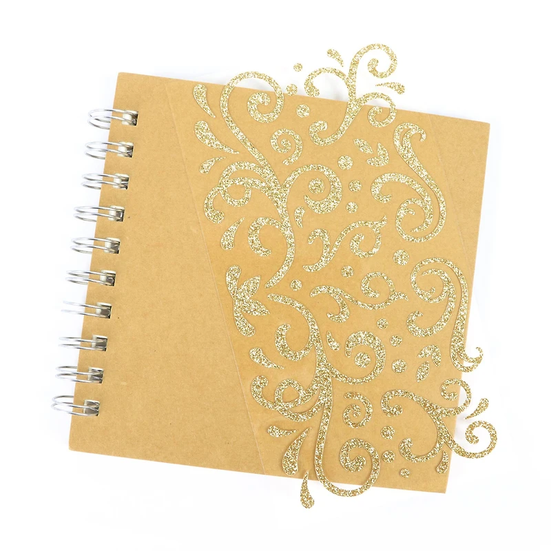 Gold Glitter Swirl Stickers by Recollections™