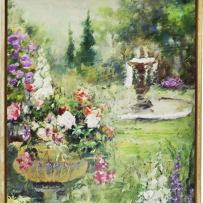 14.5" Garden Wall Art in Natural Frame by Ashland®