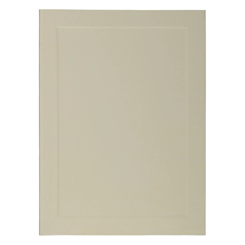 JAM Paper 3.5" x 4.875" Strathmore Ivory Wove Panel Blank Foldover Cards