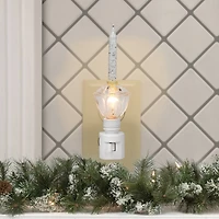 6.5" Clear Retro Style Christmas Bubble Night Light