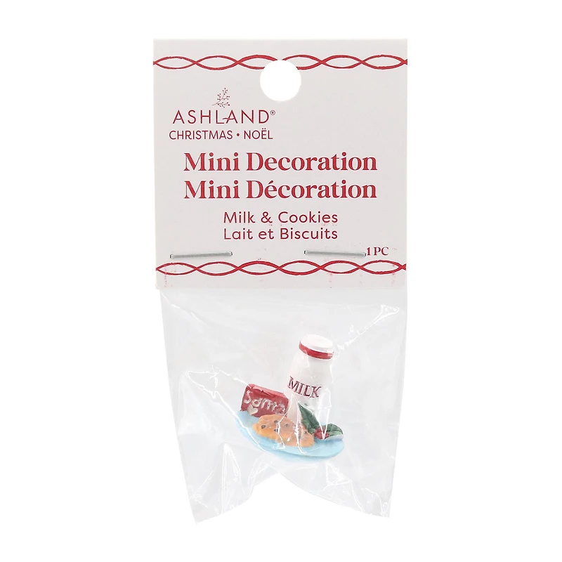 Mini Milk & Cookies Decoration by Ashland®