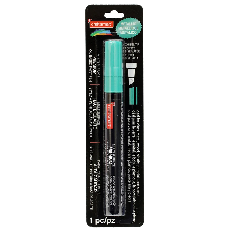 12 Pack: Metallic Chisel Tip Premium Paint Pen by Craft Smart®