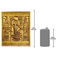 Design Toscano 10" Egyptian Temple Stele Tutankhamen Plaque
