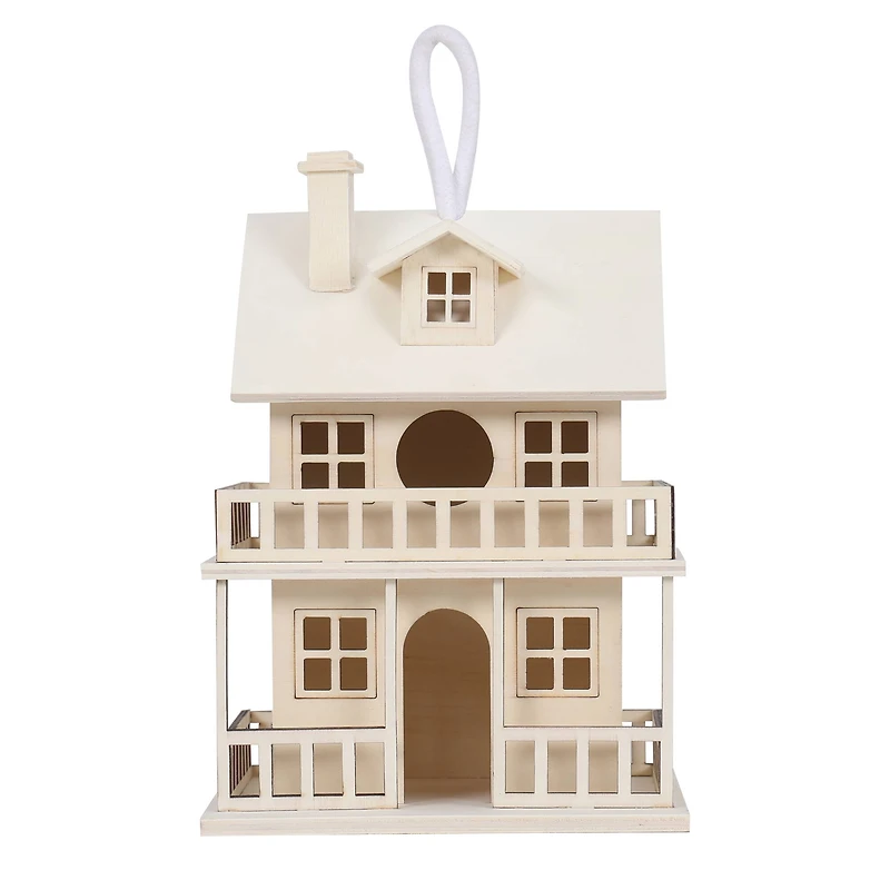 9" Wood 2-Story Birdhouse by Make Market®