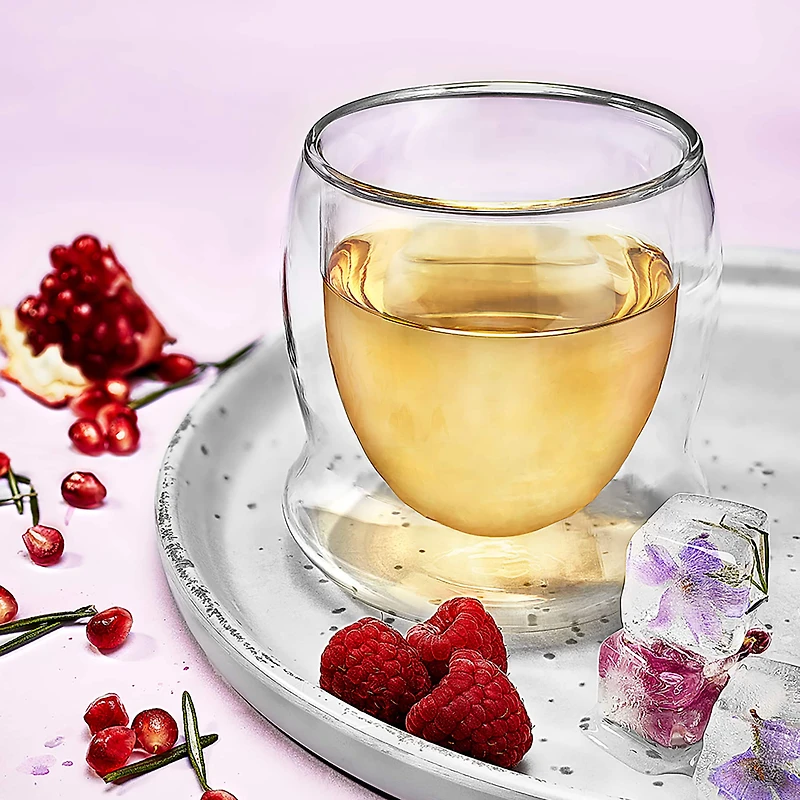 JoyJolt® Cosmo Double Walled Stemless Wine Glasses, 4ct.