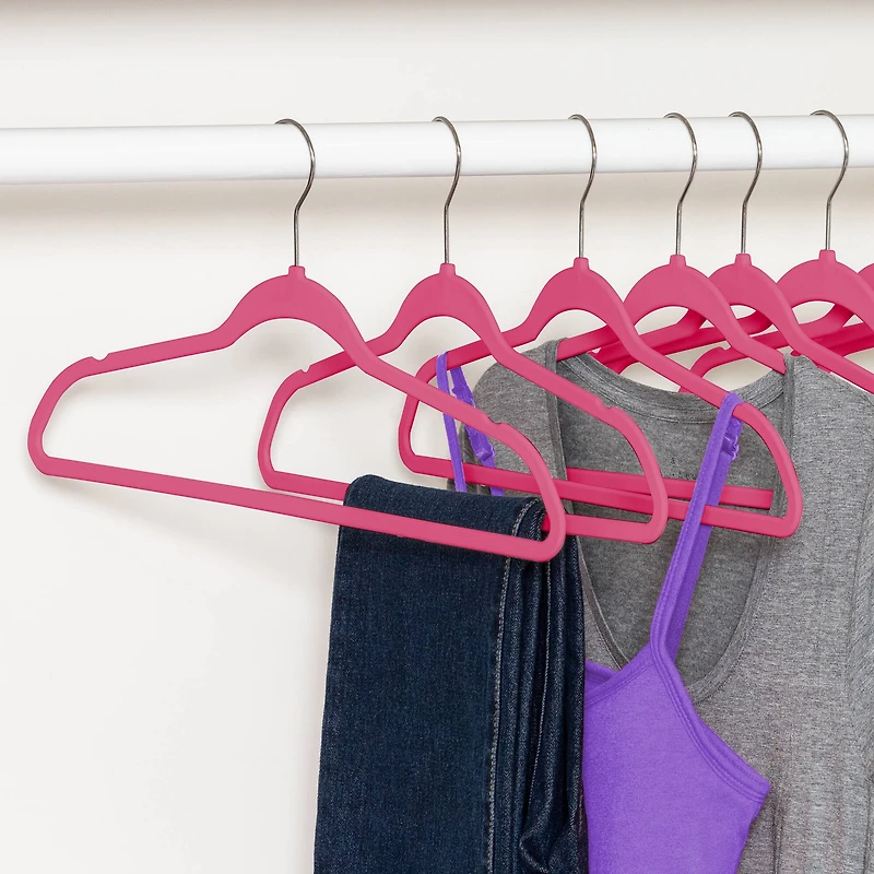 Honey Can Do Slim-Profile Non-Slip Velvet Hangers