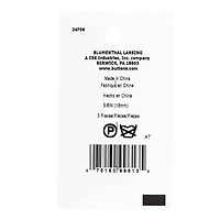 LaMode 5/8" Pewter 2-Hole Buttons, 3ct.