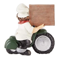 Chef with Wifi Sign & Clock