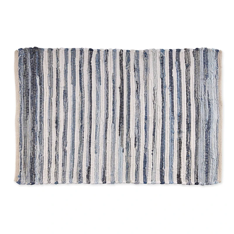 DII® Multi Denim Rag Rug, 2ft. x 3ft.