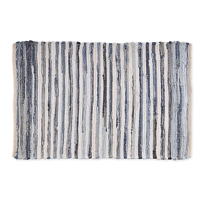 DII® Multi Denim Rag Rug, 2ft. x 3ft.