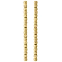 12 Pack: Gold Small Tube Beads, 7mm by Bead Landing™