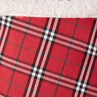DII® Red Plaid Holiday Tree Collar