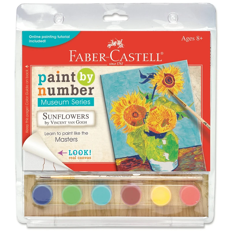 Faber-Castell® Paint By Number Museum Series Kit, Sunflowers