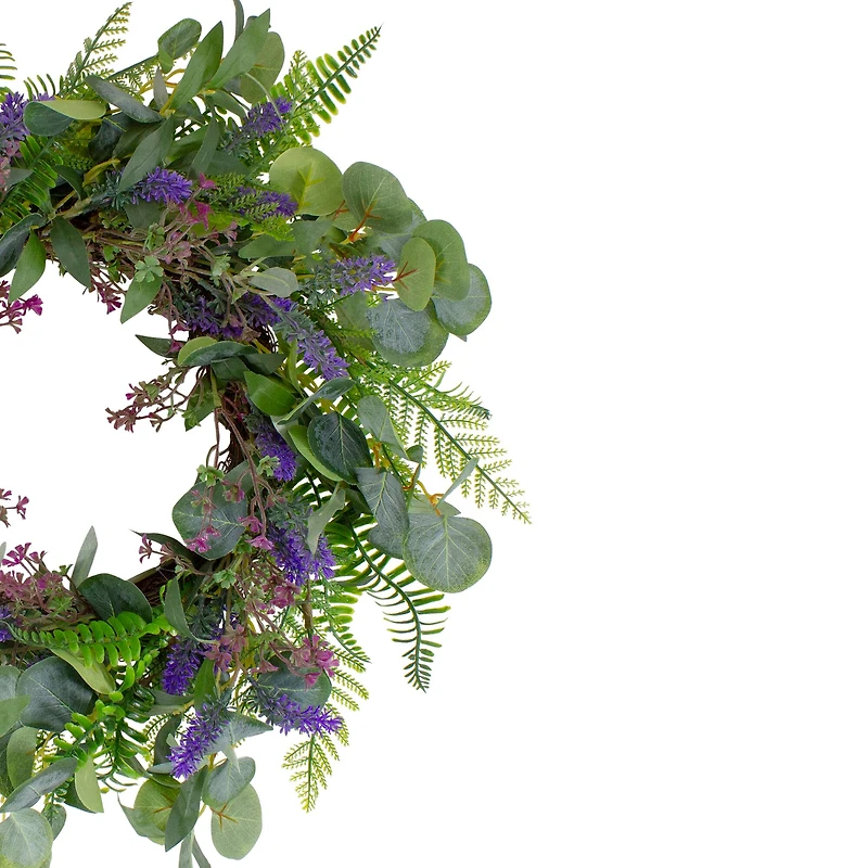 22" Lavender & Greenery Wreath
