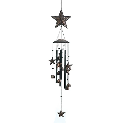 34" Bronze Stars Wind Chime