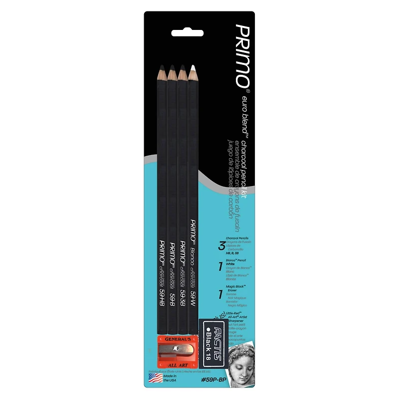 General's® Primo® Euro Blend™ Charcoal Pencil Kit