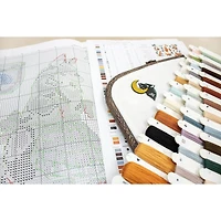 LetiStitch Foxy New Year Counted Cross Stitch Kit