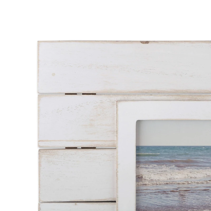 DII® White Shiplap 4" x 6" Picture Frame