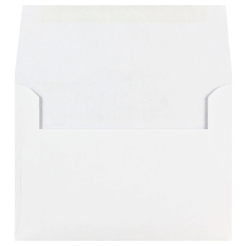 JAM Paper 4.75" x 6.5" White Invitation Envelopes
