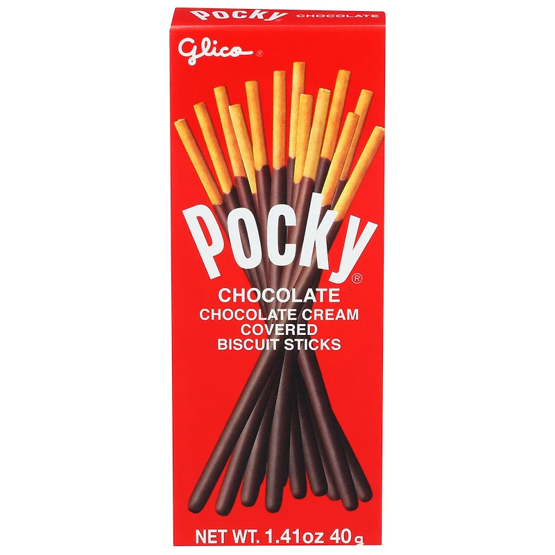 Glico Pocky Chocolate Cream Covered Biscuit Sticks