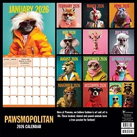 2026 Pawsmopolitan Wall Calendar