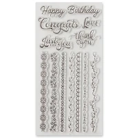 Sentiments & Borders Clear Stamps by Recollections™