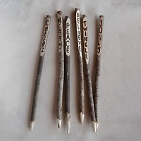 Hello Honey® 24" Natural Holiday Sentiment Wood Stakes, 6ct.