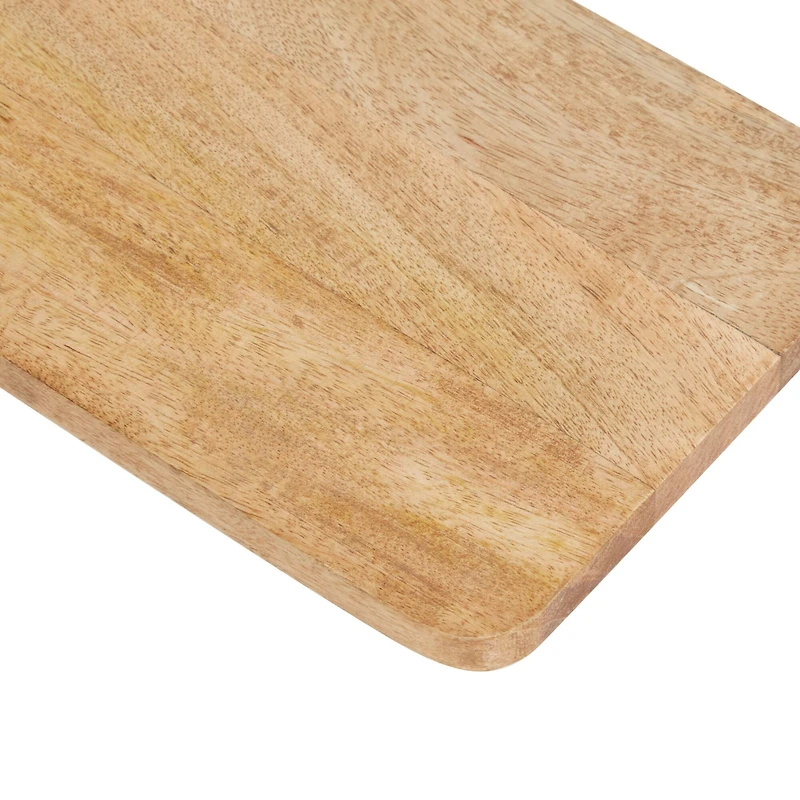 23" x 8" Brown Wood Natural Decorative Cutting Board