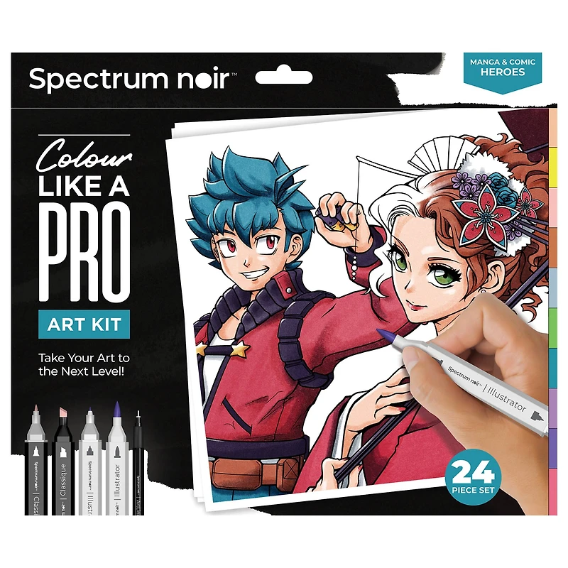 Spectrum Noir™ Pro Colour Manga & Comic Heroes Kit