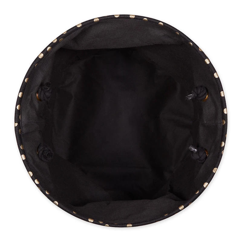 DII® 15" Round Dots Fabric Bin