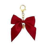 Blue Moon Studio™ Red Fabric Bow Bag Charm