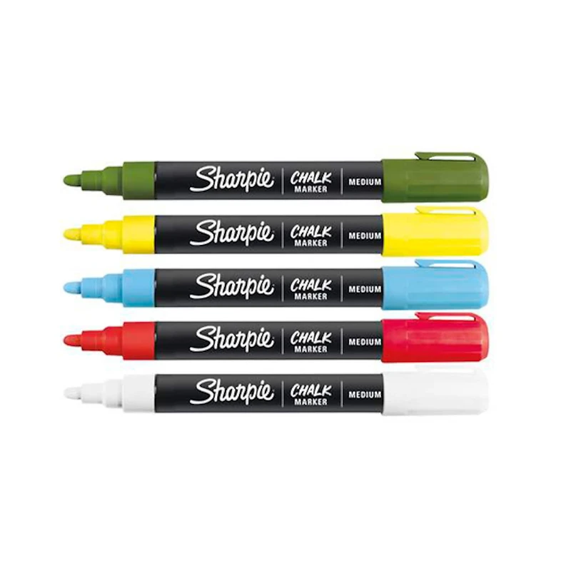 Sharpie® Standard Medium Point Wet Erase Chalk Markers, 5ct.
