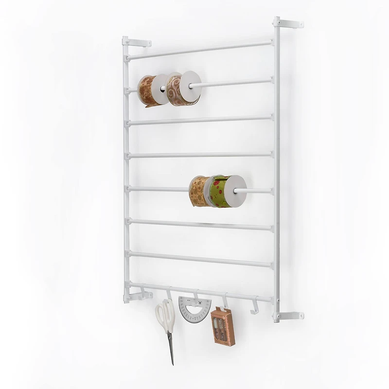 Wall Mounted Ribbon Storage by Simply Tidy