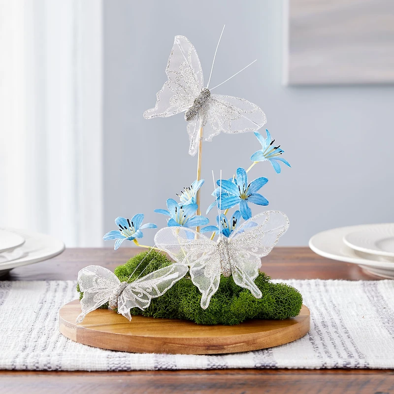 Glitter Butterfly Embellishments