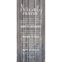 New Horizons Serenity Prayer Wood Plaque