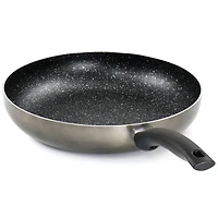 Oster 12" Merrion Metallic Gray Nonstick Aluminum Frying Pan