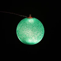 7" Green Lighted Twinkling Christmas Hanging Decor