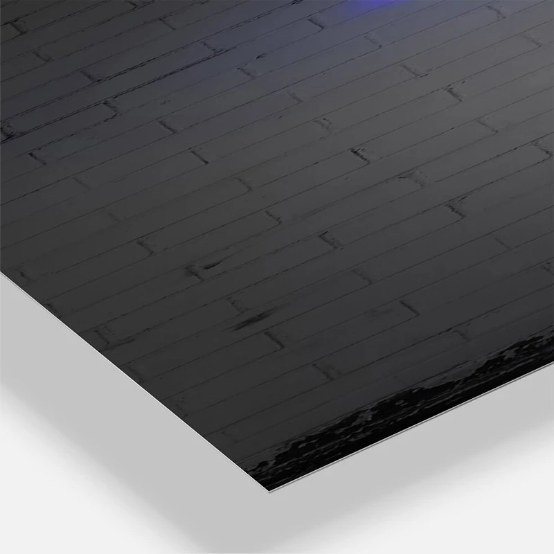 Designart Neon UFO Abducting Cow Modern 3 Panel Large Wall Clock