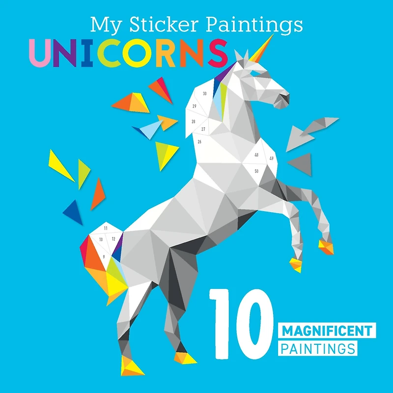 Fox Chapel Publishing My Sticker Paintings Unicorns Book