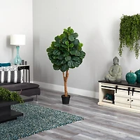 5ft. Potted Fiddle Leaf Fig Artificial Tree